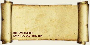 Jeremija Stanković vizit kartica